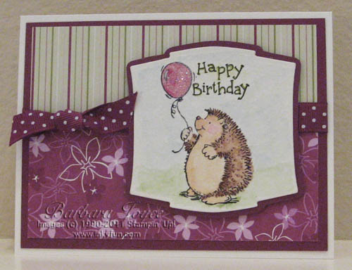 Hedgehog Birthday